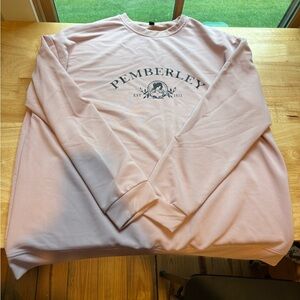 Pink Pride and Prejudice Pemberley Sweatshirt